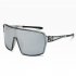 Outdoor Sports Sunglasses Uv Protection Square Frame Safety Cycling Sunglasses Eyewear For Men Women ice blue lens