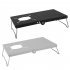Outdoor Stove Table With Folding Legs Portable Stainless Steel Picnic Camping Table For Indoor Outdoor Camping Beach Backyard Party Patio Picnic silver white