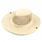 Outdoor Sunscreen Fishing Cap Breathable Outdoor Shade Fisherman Hat Tourism Mountaineering Camping Hat Beige M