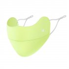 Outdoor  Sunscreen  Mask Ice Silk Face Mask Dustproof Windproof Ultraviolet proof Breathable Mask Fluorescent yellow One size