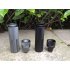 Outdoor Super Strong CNC Waterproof Emergency First Aid Survival Pill Bottle Camping EDC Tank Box gray