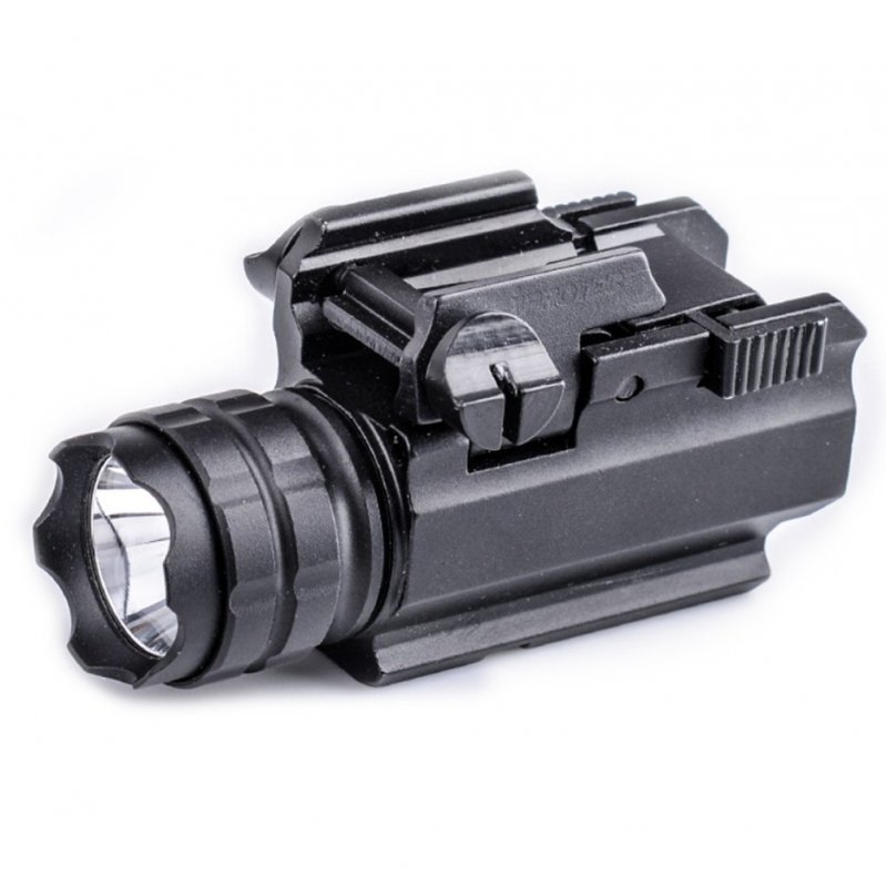 Outdoor Tactical Flashlight Pistol Handgun Torch Light with Mount for Hiking Camping Hunting