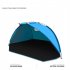 Outdoor Tent Sun Shelters Portable Outdoor Camping Large Space Wear Resistance Anti Uv Beach Tent blue