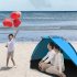 Outdoor Tent Sun Shelters Portable Outdoor Camping Large Space Wear Resistance Anti Uv Beach Tent green