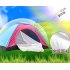Outdoor Tent Waterproof Automatic Quick opening Camping Double Layer Tent for Outdoor Travel Hiking Rose red Double