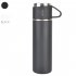 Outdoor Vacuum Cuo for Women Men Large Capacity 304 Stainless Steel Travel Portable Kettle Cup 500ML Black insulation cup  cover cup dual use 