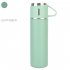 Outdoor Vacuum Cuo for Women Men Large Capacity 304 Stainless Steel Travel Portable Kettle Cup 500ML Light green   thermos cup  cover cup dual use models 