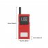 Outdoor Walkie talkie Silicone Protective Case Compatible For Xiaomi Mijia Walkie talkie 1S red