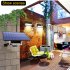 Outdoor Wall Sconce  Solar Lights Outdoor With 4 Modes  35 LED Beads  800 Lumens  Remote Control  IP65 Waterproof LED Lights For Home  Garden  Porch One to One 