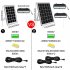 Outdoor Wall Sconce  Solar Lights Outdoor With 4 Modes  35 LED Beads  800 Lumens  Remote Control  IP65 Waterproof LED Lights For Home  Garden  Porch H White lig