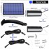 Outdoor Wall Sconce  Solar Lights Outdoor With 4 Modes  35 LED Beads  800 Lumens  Remote Control  IP65 Waterproof LED Lights For Home  Garden  Porch H White lig
