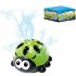 Outdoor Water Spray Bath Toys For Children Rotatable Ladybird Bathroom Sprinkler Toys For Birthday Gifts Green