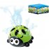 Outdoor Water Spray Bath Toys For Children Rotatable Ladybird Bathroom Sprinkler Toys For Birthday Gifts yellow