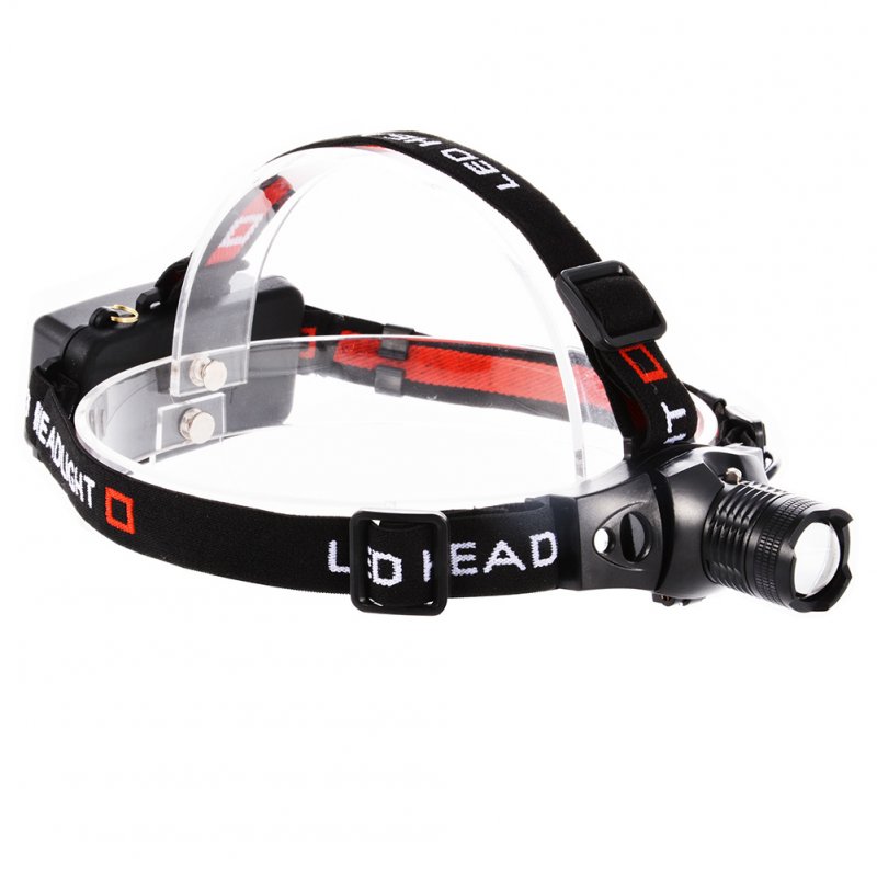 Outdoor Waterproof CREE Q5 LED Headlamp + 2 X 18650 Rechargeable Batteries + Charger EU