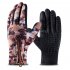 Outdoor Waterproof Camouflage Sports Touch Screen Ski Gloves Hiking Fishing Full Finger Zipper Gloves Coffee color camouflage M