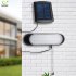 Outdoor Waterproof Solar Powered Wall Light for Villa Garden White light