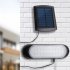 Outdoor Waterproof Solar Powered Wall Light for Villa Garden White light