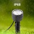 Outdoor Waterproof Spotlight Garden Lawn Lamp Safe Low Voltage Powered Park Square Road Community Landscape Light With Remote Control 2 in 1 US Plug