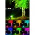 Outdoor Waterproof Spotlight Garden Lawn Lamp Safe Low Voltage Powered Park Square Road Community Landscape Light With Remote Control 2 in 1 US Plug