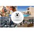 Outdoor Weatherproof Mini IP Camera supports 720p  H 264 Compression  PTZ  4x Optical Zoom  Night Vision and ONVIF