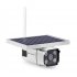 Outdoor Wireless Wifi Monitor Camera Solar Energy Battery Camera 1080P YN88PLUS white