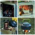 Outdoor Wood Burning Stove With Chimney Pipe Backpacking Stove For Cooking Camping Tent Hiking Fishing Backpacking silver