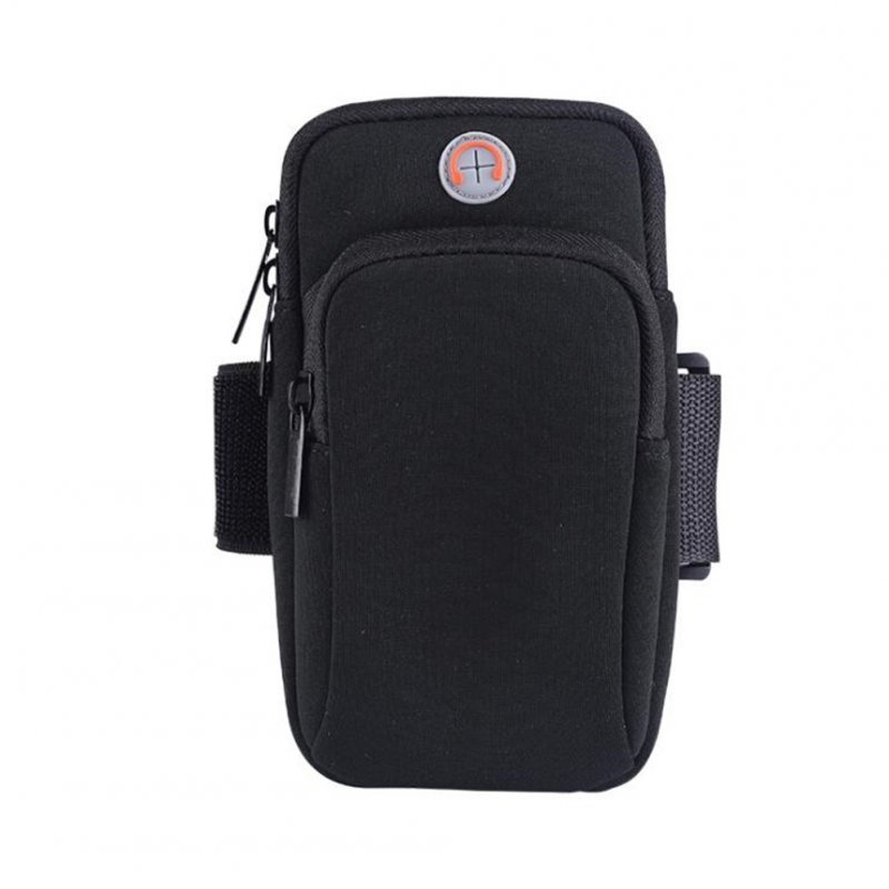 Outdoor Wrist Bag Sports Running Fitness Equipment Mobile Phone Arm Bag black