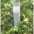 Outdoor Yard Garden Lawn Solar Power Stone Pillar LED Decoration Lights  White light
