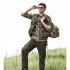 Outdoor Zip Up Fishing Vest Quick drying Breathable Multi pocket Mesh Jacket Photography Hiking black 2XL