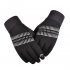 Outdoor gloves Fleece antiskid Winter Cycling Gloves touch screen Windproof Sport Gloves For Bike Motorcycle Warm Glove black One size