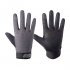 Outdoor gloves Sports Anti Slip Breathable Road Gloves Outdoor Cycling Full Finger Gloves Bicycle Motorcycle Riding gray M