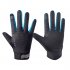 Outdoor gloves Sports Anti Slip Breathable Road Gloves Outdoor Cycling Full Finger Gloves Bicycle Motorcycle Riding Black orange M