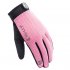 Outdoor gloves Sports Anti Slip Breathable Road Gloves Outdoor Cycling Full Finger Gloves Bicycle Motorcycle Riding Black blue M