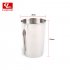 Outdoors Camp 304 Stainless Steel Cup Set 4 PCS Picnic Beer Mug 300ML Large Size Office Cup 4 large cups   ethnic style storage bag