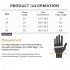 Outdoors Windproof Waterproof Leather Gloves for Women and Men Touch Screen Warm Simier Gloves black M