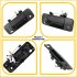Outer Rear Tailgate Handle Replacement Tailgate Latch With Rear Camera Hole OE 69090 0C051 81214 TO1915119 Automobile Exterior Accessories black