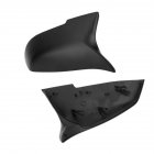 Outer Rearview Mirror Housing Horn Rearview Mirror Cover for BMW F20 F21  F87 M2 F23 F30 F36 X1 E84 OE:51162222543/51162222544 matte Black