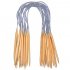 Outop 18 Sizes 16    40cm  Circular Bamboo Knitting Needles Set Kit