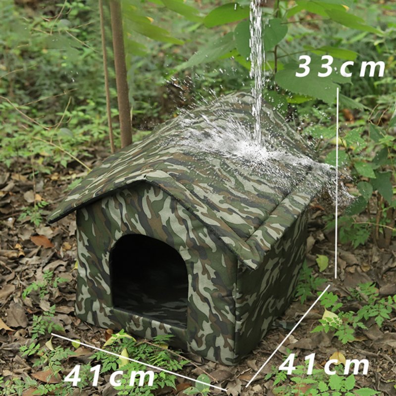 Outdoor Waterproof Cats Dog Houses Winter Tent Indoor Outdoor Cold-Proof Nest For Small Medium Pet Animal 