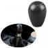 Oval Shape Carbon Fiber Universal Car Gear Shift Knob Shifter Lever Head Black carbon fiber