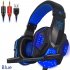 Over Ear Gaming Headset with Mic and LED Light for Laptop Cellphone PS4  Red