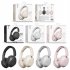 Over Ear Headphones 15 Hrs Wireless Wired Stereo Sound Foldable Headsets Headworn Sports Earphones With Deep Bass 40mm Neodymium Drivers black
