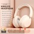Over Ear Headphones 15 Hrs Wireless Wired Stereo Sound Foldable Headsets Headworn Sports Earphones With Deep Bass 40mm Neodymium Drivers black