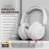 Over Ear Headphones 15 Hrs Wireless Wired Stereo Sound Foldable Headsets Headworn Sports Earphones With Deep Bass 40mm Neodymium Drivers black