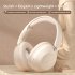 Over Ear Headphones 15 Hrs Wireless Wired Stereo Sound Foldable Headsets Headworn Sports Earphones With Deep Bass 40mm Neodymium Drivers black