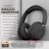 Over Ear Headphones 15 Hrs Wireless Wired Stereo Sound Foldable Headsets Headworn Sports Earphones With Deep Bass 40mm Neodymium Drivers black
