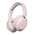 Over Ear Headphones 15 Hrs Wireless/Wired Stereo Sound Foldable Headsets Headworn Sports Earphones With Deep Bass 40mm Neodymium Drivers pink