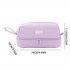 Oversized Pencil Case Double Zipper Closing Pencil Pouch Minimalist Style Desk Organizer Marker Pouch High Capacity Holder With Handle For Middle School Office 
