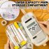 Oversized Pencil Case Double Zipper Closing Pencil Pouch Minimalist Style Desk Organizer Marker Pouch High Capacity Holder With Handle For Middle School Office 