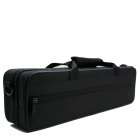 Oxford Cloth Flute Bag Carry Case Cover with Removable Shoulder Strap  black